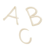 Günthart BackDecor 25 g Lettere di zucchero BIANCO per ogni dessert in colore zucchero bianco per bellissime lettere e disegni, 1 confezione (25 g) Pasta di zucchero Naty Shop