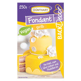 Günthart BackDecor 250 Fondant Verde 100% Vegano Senza Olio Di Palma Resistente Allo Strappo Per Ricoprire Torte E Pasticceria Adatto Per Modellare 1 Confezione (1 x 250g) Naty Shop Pasta Di Zucchero 250G (1 Confezione) Giallo