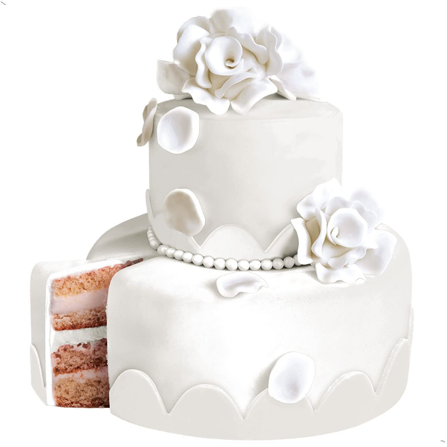 Günthart BackDecor Fondant Bianco 250g, 100% Vegano, Senza Olio di Palma, Resistente agli Strappi per Ricoprire Torte e Pasticceria, Adatto per Modellare, Confezione da 2 (1 x 250g) Naty Shop Pasta di Zucchero