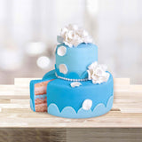 Günthart BackDecor Fondant Blu 250g, 100% Vegano, Senza Olio di Palma, Resistente agli Strappi per Ricoprire Torte e Pasticceria, Adatto per Modellare, Confezione da 3 (1 x 250g) Naty Shop Pasta di Zucchero