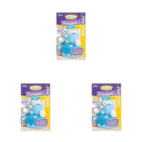 Günthart BackDecor Fondant Blu 250g 100% Vegano Senza Olio di Palma Resistente agli Strappi per Ricoprire Torte e Pasticceria Adatto alla Modellazione Confezione da 3 (1 x 250g) Naty Shop Pasta di Zucchero Blu 250G (Confezione da 3)