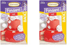 Günthart BackDecor 250g Fondant Rosso, Senza Olio di Palma, Resistente agli Strappi per Ricoprire Torte e Pasticceria, Adatto per Modellare, Confezione da 2 (1 x 250g) Naty Shop Pasta di Zucchero Rossa 250G (Confezione da 2)
