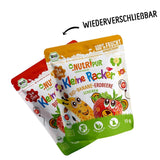 Snack di frutta biologica per bambini: 6x15g Fragole liofilizzate bio - Frutta liofilizzata - Frutta secca - Piccoli mascalzoni di NutriPur Prodotti disidratati Naty Shop
