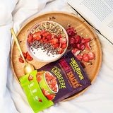 Snack di frutta biologica per bambini: 6x15g Fragole liofilizzate bio - Frutta liofilizzata - Frutta secca - Piccoli mascalzoni di NutriPur Prodotti disidratati Naty Shop