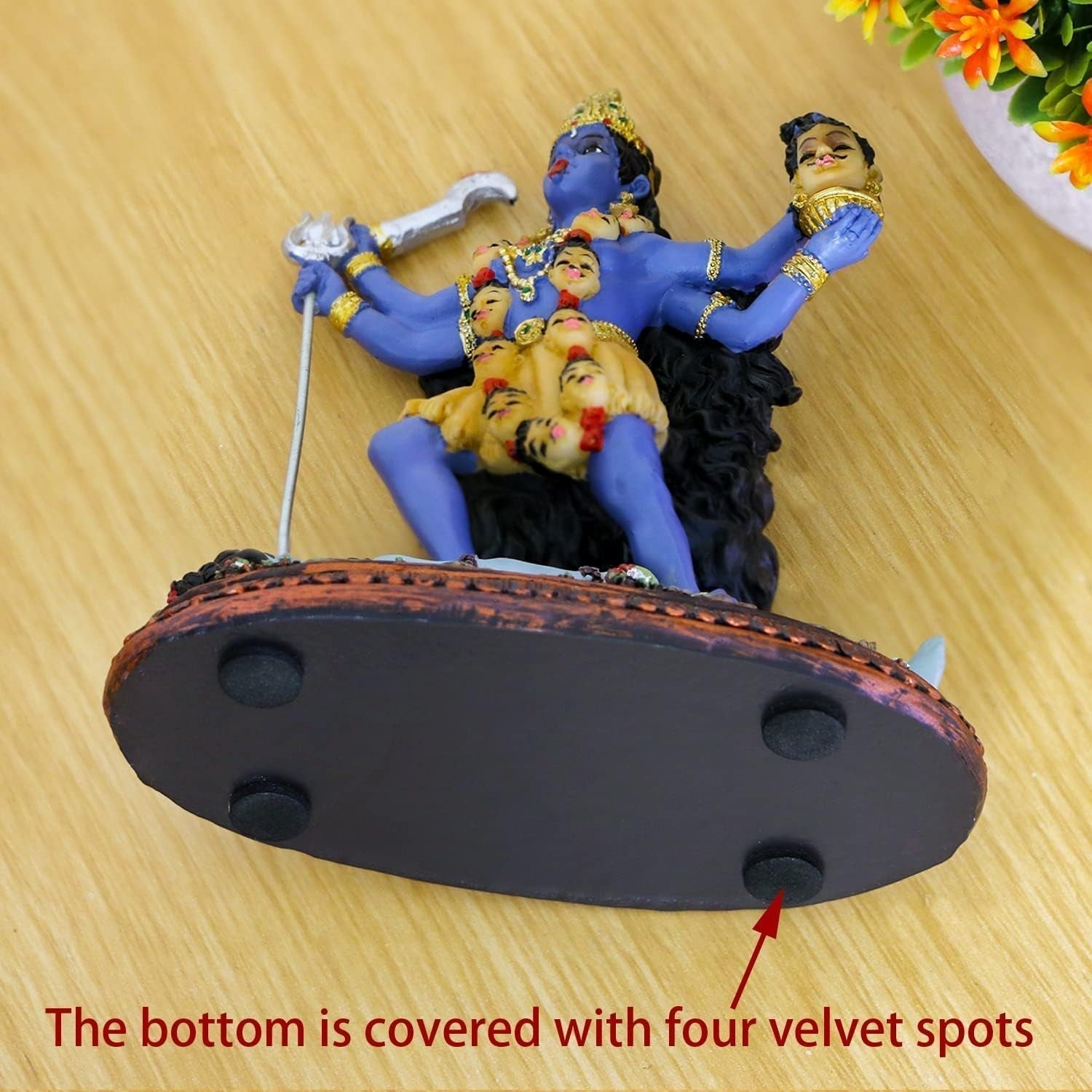 Statua del Dio indù Kali Ma, Dea indiana Kali Bhavatarini Distruttore Statua Decorativa Dea indù del tempo e della morte Figurina Murti Diwali Pooja Regali Home Office Tempio Mandir Altare Puja Articoli Statuette e sculture Naty Shop