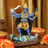 Statua del Dio indù Kali Ma, Dea indiana Kali Bhavatarini Distruttore Statua Decorativa Dea indù del tempo e della morte Figurina Murti Diwali Pooja Regali Home Office Tempio Mandir Altare Puja Articoli Statuette e sculture Naty Shop