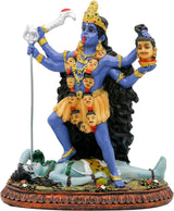 Statua del dio indù Kali Ma, dea dell'India Kali Bhavatarini Destroyer Statua decorativa della dea indù del tempo e della morte Figurine Murti Diwali Pooja Regali Home Office Tempio Mandir Altare Puja Articoli Statuette e sculture Naty Shop Titolo predefinito