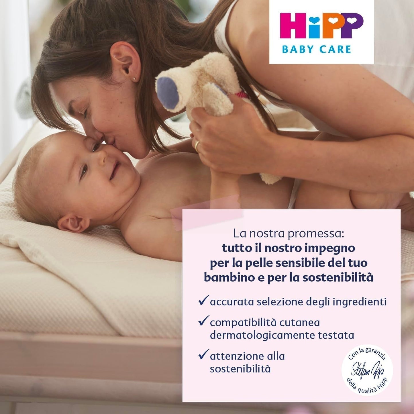 HiPP Baby Care Shampoo con balsamo per bambini, districa i capelli e protegge il cuoio capelluto, per pelli sensibili, con estratto naturale di mandorla biologica, 1 x 200 ml Bambini - Bagno e Cura della Pelle Naty Shop