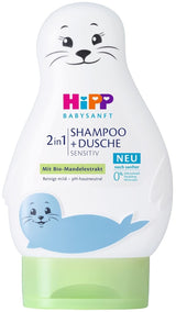 HiPP Babysanft 2in1 Shampoo + Doccia, confezione da 6 (6 x 200 ml) Bambini - Bagno e Cura della Pelle Naty Shop Titolo predefinito