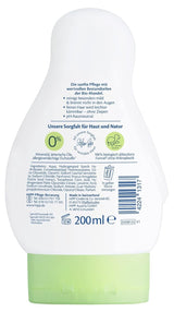 HiPP Babysanft 2in1 Shampoo + Doccia, confezione da 6 (6 x 200 ml) Bambini - Bagno e cura della pelle Naty Shop