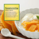 Mango essiccato Howa - frutta secca di qualità biologica, naturale e non solforata - ideale per cucinare, cuocere al forno o come spuntino salutare - fette di mango - senza zucchero - 1000 g di prodotti disidratati Naty Shop
