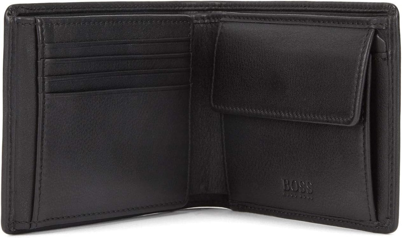 Hugo Boss Arezzo Sporting Goods da uomo, Nero, Portafoglio da uomo EU da 12 cm Naty Shop