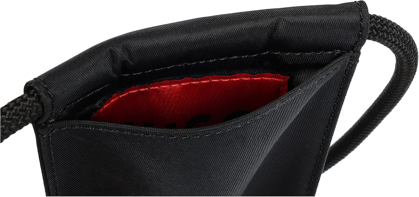 HUGO Ethon 2.0N_Neck p Porta cellulare da uomo, Black1 Portafoglio da uomo Naty Shop