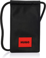 HUGO Ethon 2.0N_Neck p Porta cellulare da uomo Black1 Portafoglio Uomo Naty Shop Titolo predefinito