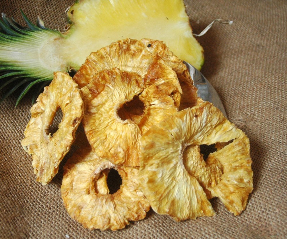 Anelli di Ananas non zuccherato e non solforato - sacchetto da 1 kg Prodotti disidratati Naty Shop Titolo predefinito