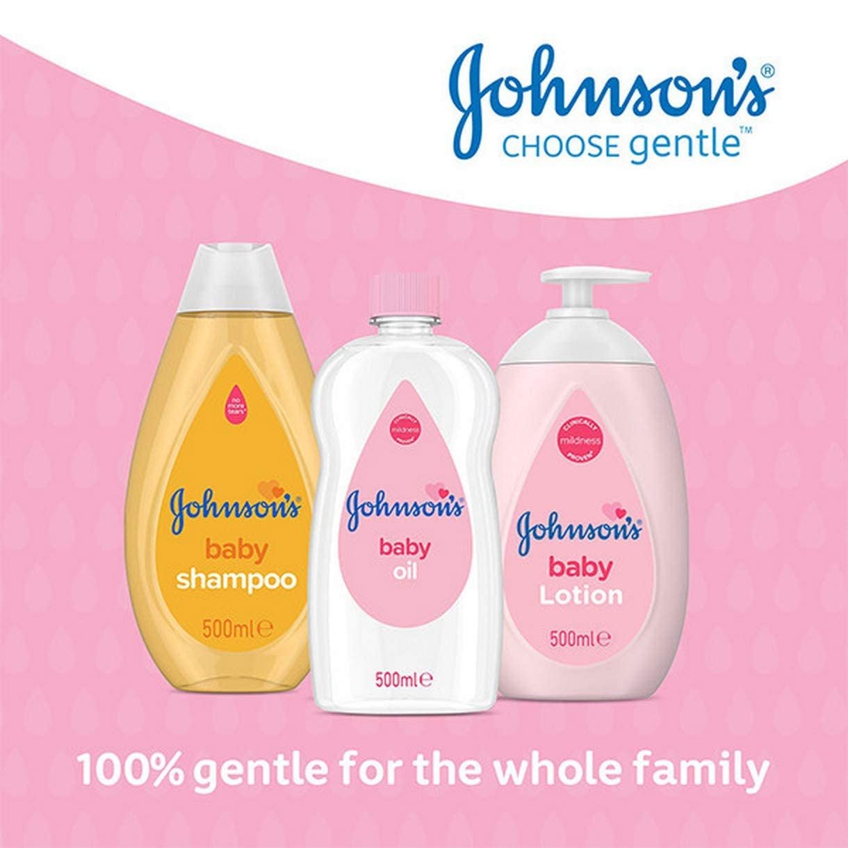 Johnsons JOHNSON'S - Olio per bambini, (1 X 500 ML) Bambini - Bagno e cura della pelle Naty Shop