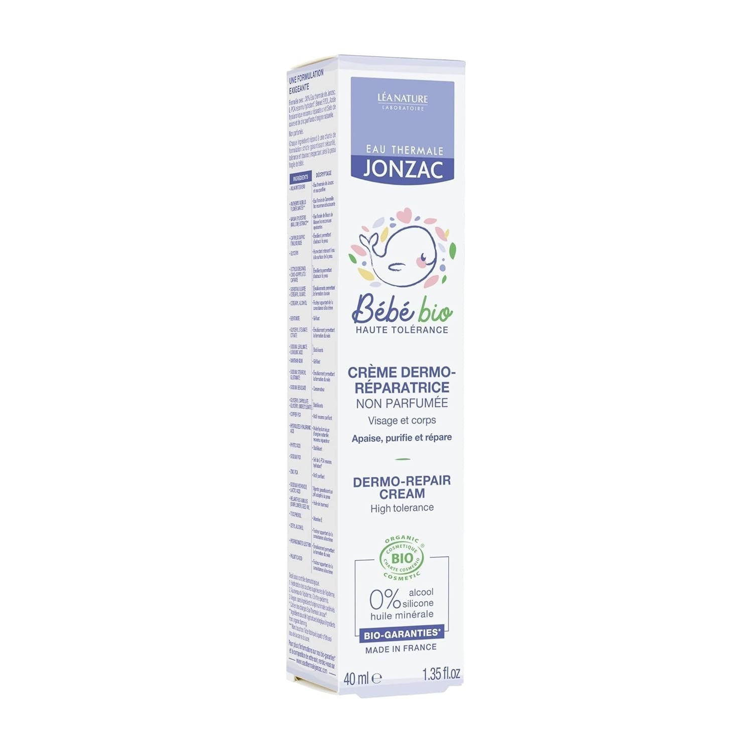 Jonzac Baby Crema Cara 40ml Bambini - Bagno e Cura della Pelle Naty Shop