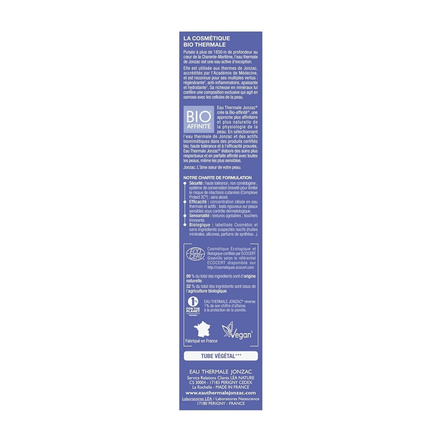 Jonzac Baby Crema Cara 40ml Bambini - Bagno e Cura della Pelle Naty Shop