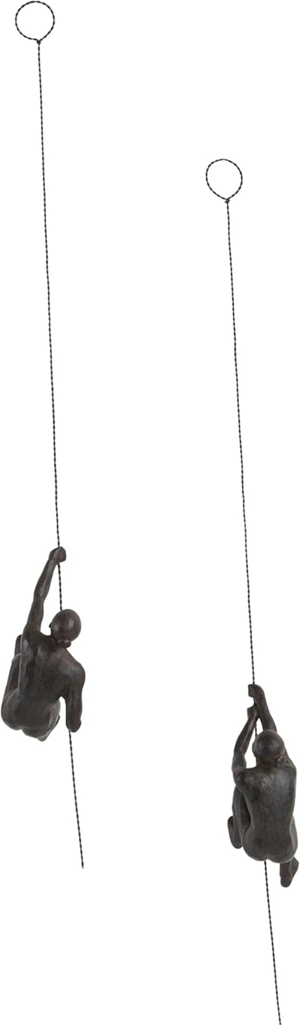 JOTEX Feminine Climbers Statuette decorative, pacco da 2, marrone ruggine Statue e sculture Naty Shop