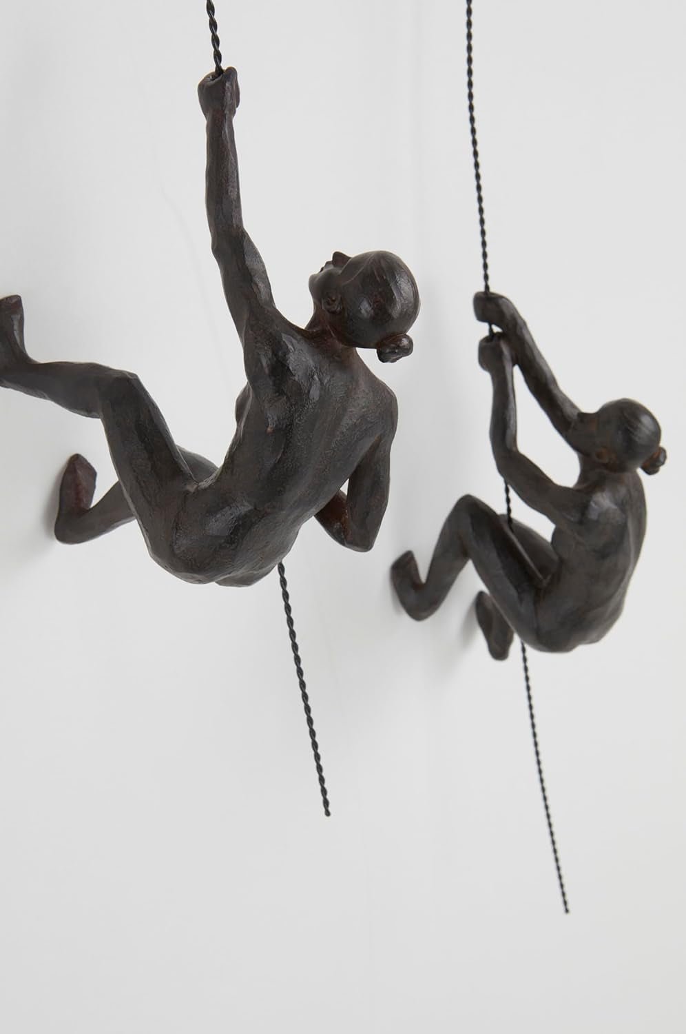 JOTEX Feminine Climbers Statuette decorative, pacco da 2, marrone ruggine Statue e sculture Naty Shop
