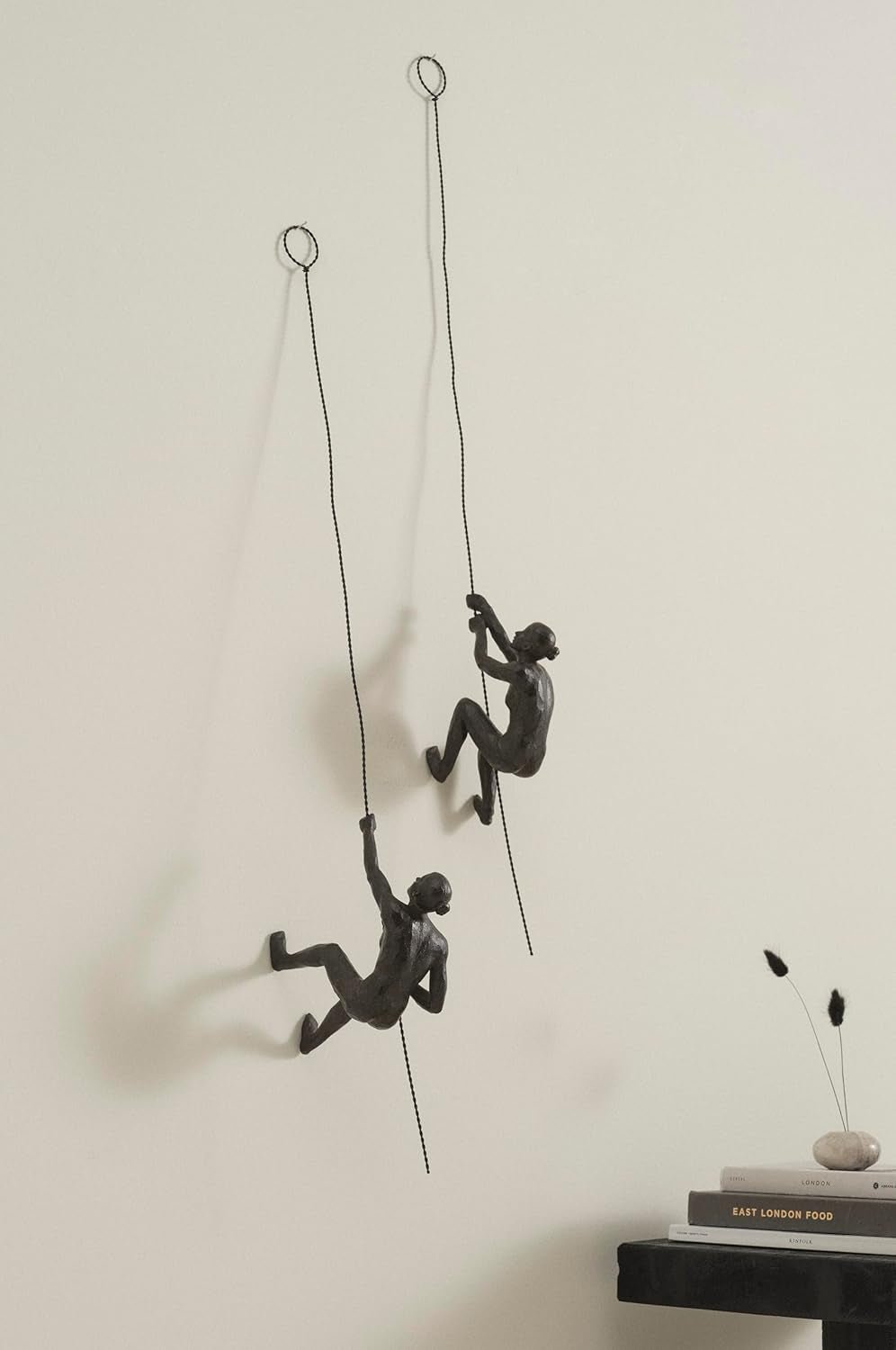 JOTEX Feminine Climbers Statuette decorative, pacco da 2, marrone ruggine Statue e sculture Naty Shop
