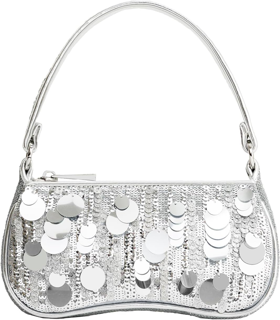 JW PEI Borsa a mano Eva da donna Borse da donna Naty Shop Argento - metallizzato