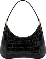 JW PEI Borse a spalla color rubino Borse da donna Naty Shop Coccodrillo nero goffrato