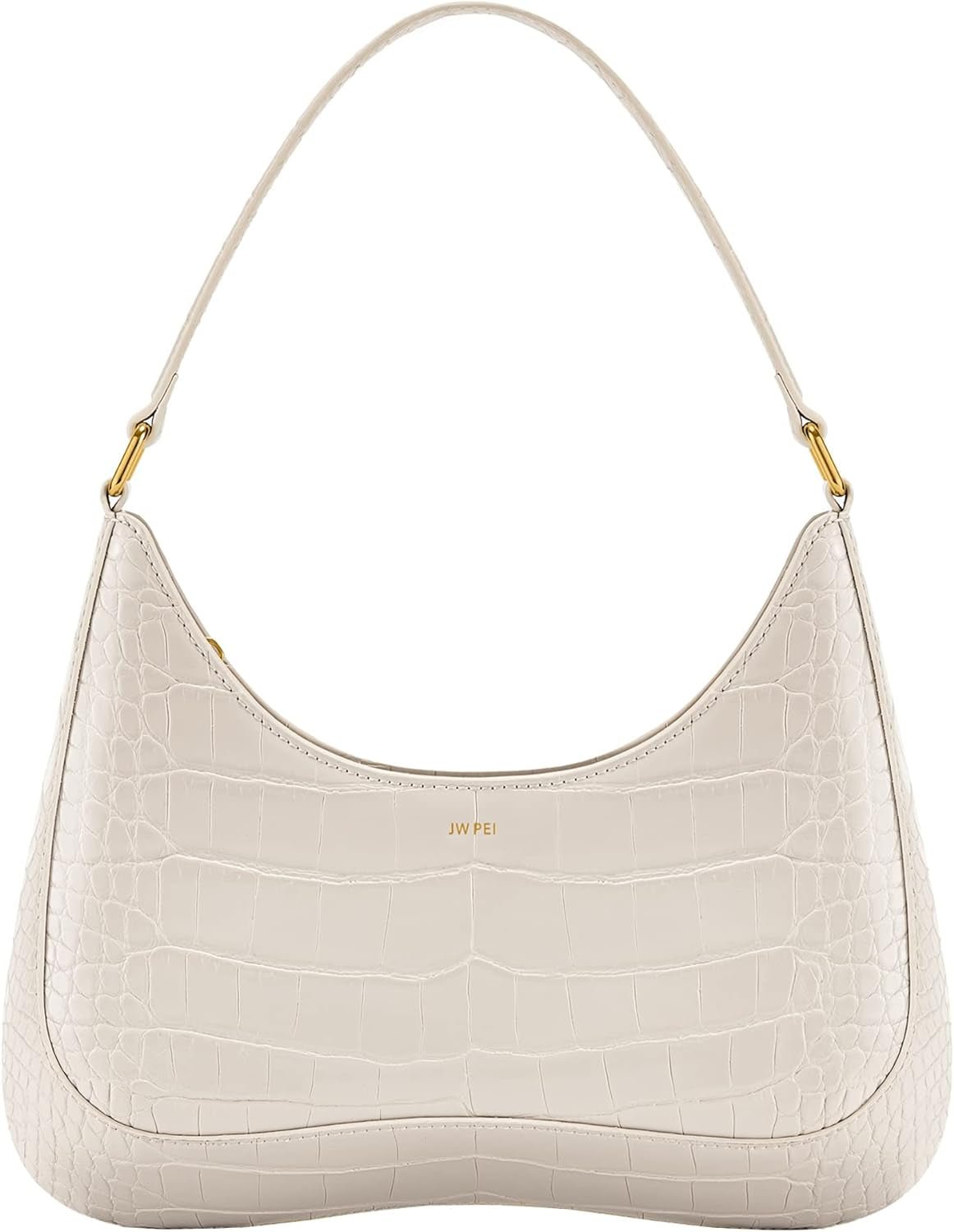 JW PEI Borse a tracolla Ruby Donna Borse Naty Shop Coccodrillo bianco goffrato