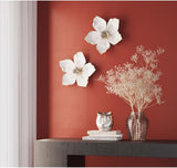 Kare Design Decorazione da parete Orchidea, bianco, XL, decorazione da parete, aspetto fiore di orchidea, fatto a mano, 25x24x7 cm (a/l/p) Statuette e sculture Naty Shop