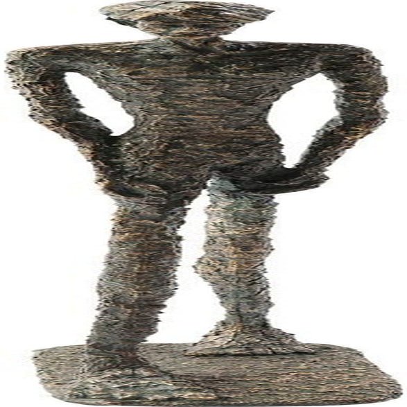 Kare Design Oggetto Decorativo Art Lady Bronzo Statuina Decorativa in Resina Aspetto Antico Statua Decorazione Oggetto d'Arte Accessorio 78x13.5x13.5cm Statuette e Sculture Naty Shop Grey Man