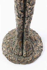 Kare Design Oggetto Decorativo Art Lady Bronzo Statuina Decorativa in Resina Aspetto Antico Statua Decorazione Oggetto d'Arte Accessorio 78x13.5x13.5cm Statuette e Sculture Naty Shop