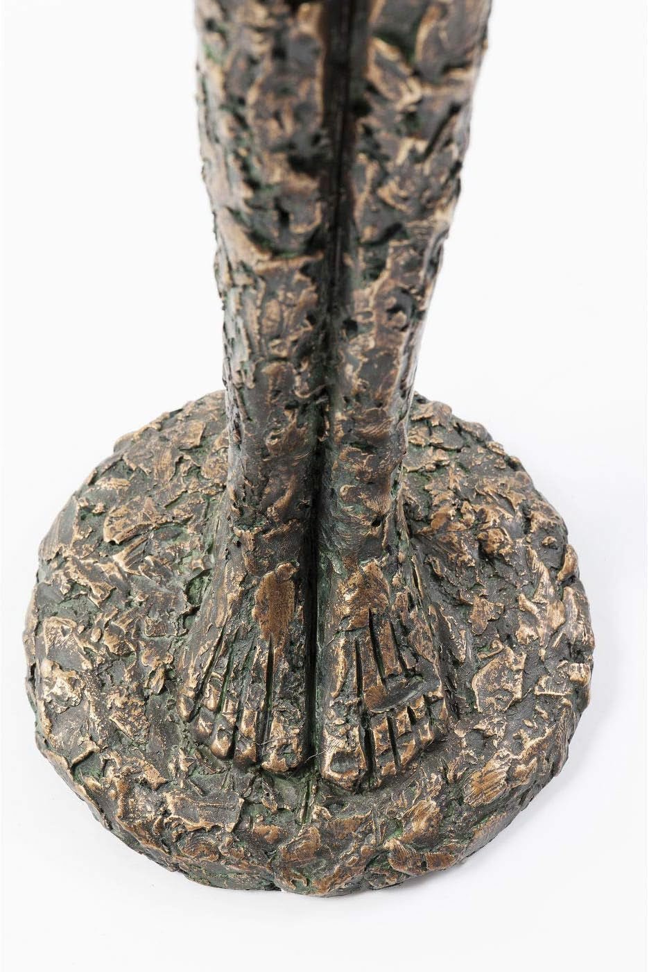 Kare Design Oggetto Decorativo Art Lady Bronzo Statuina Decorativa in Resina Aspetto Antico Statua Decorazione Oggetto d'Arte Accessorio 78x13.5x13.5cm Statuette e Sculture Naty Shop