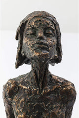 Kare Design Oggetto Decorativo Art Lady Bronzo Statuina Decorativa in Resina Aspetto Antico Statua Decorazione Oggetto d'Arte Accessorio 78x13.5x13.5cm Statuette e Sculture Naty Shop