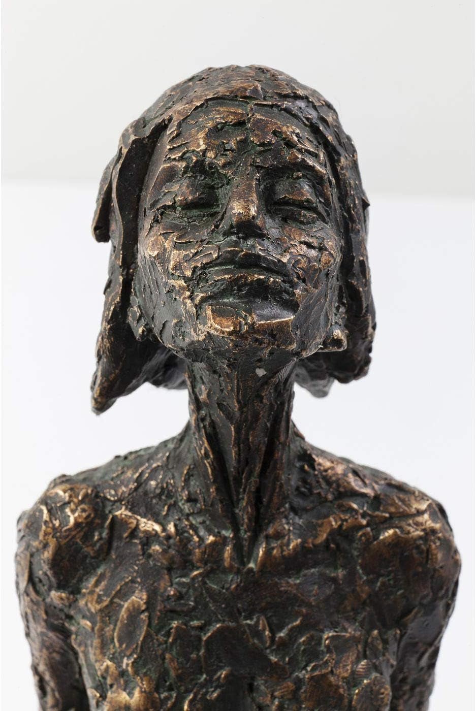 Kare Design Oggetto Decorativo Art Lady Bronzo Statuina Decorativa in Resina Aspetto Antico Statua Decorazione Oggetto d'Arte Accessorio 78x13.5x13.5cm Statuette e Sculture Naty Shop