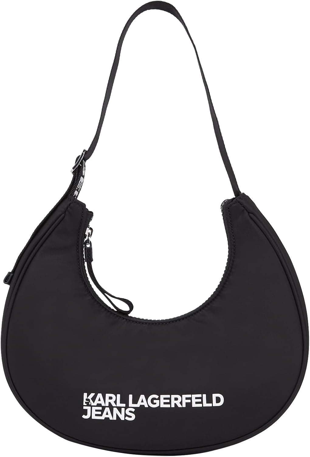 KARL LAGERFELD JEANS Borsa Moon essenziale in nylon per donna Borse Donna Naty Shop Nero