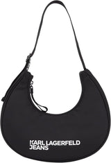 KARL LAGERFELD JEANS Borsa Moon essenziale in nylon per donna Borse Donna Naty Shop Nero