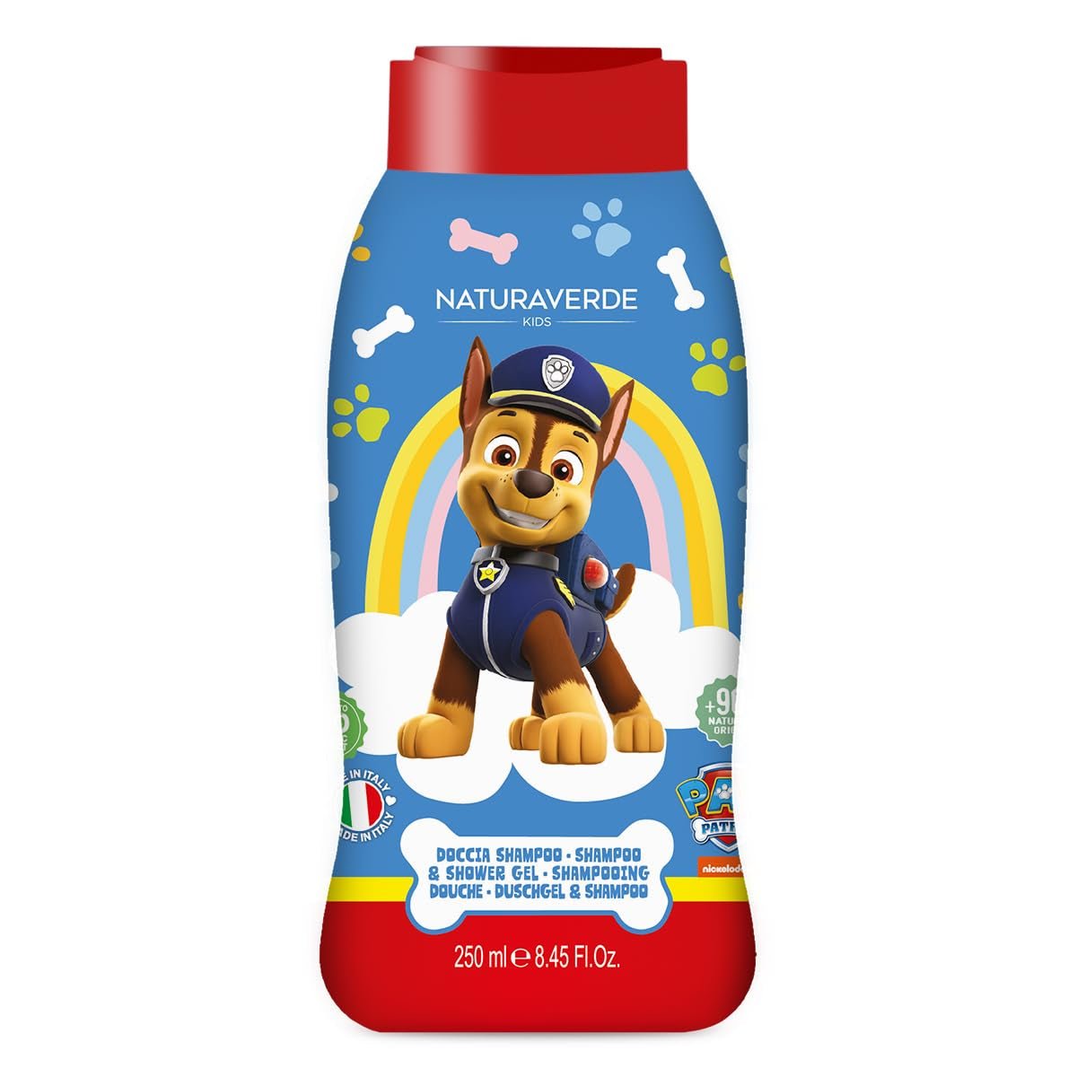 | Bambini - Paw Patrol - Shampoo doccia per bambini, sapone doccia per corpo e capelli, prodotti per l'igiene bambini, con estratto di avena biologica, 250 ml Bambini - Bagno e cura della pelle Naty Shop Titolo predefinito