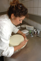 KOPYFORM rotolo fondente Arctic White® 5kg, pasta di zucchero bianca Naty Shop