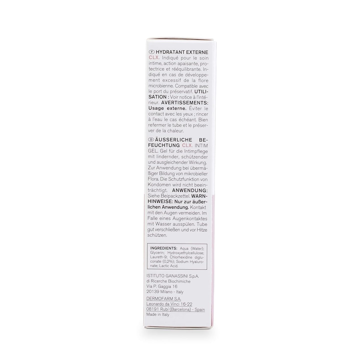 Lab - Crema idratante esterna CLX, Crema idratante zone intime esterne, Clorexidina e aloe vera, Ipoallergenica, Senza parabeni, Dermatologicamente e ginecologicamente testata - 30 ml Bambini - Bagno e Cura della Pelle Naty Shop