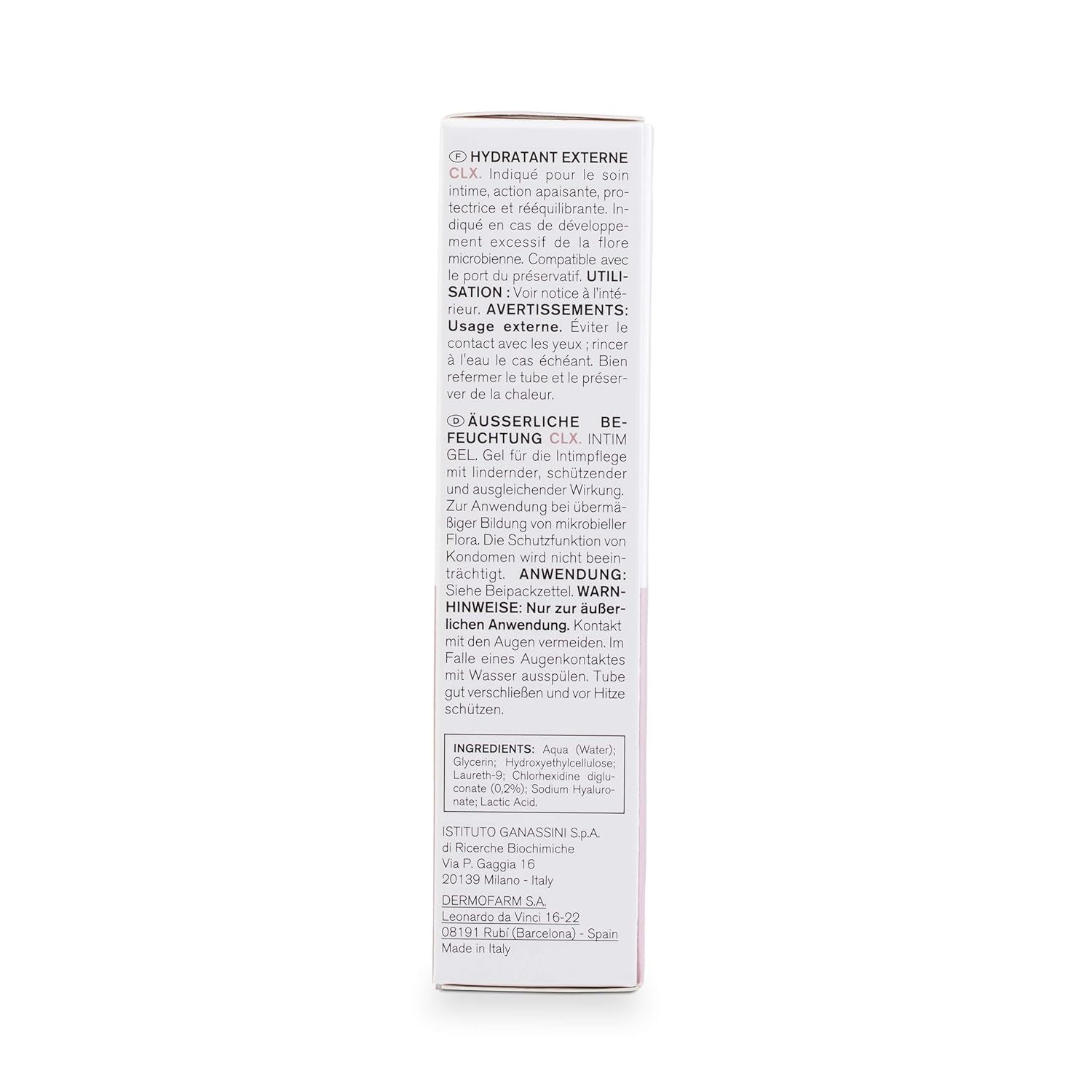 Lab - Crema idratante esterna CLX, Crema idratante zone intime esterne, Clorexidina e aloe vera, Ipoallergenica, Senza parabeni, Dermatologicamente e ginecologicamente testata - 30 ml Bambini - Bagno e Cura della Pelle Naty Shop