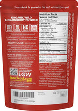 Polvere di mirtilli biologici LOOV, composta al 100% da mirtilli selvatici interi liofilizzati raccolti nelle foreste del nord Europa, 113g, senza zuccheri aggiunti Naty Shop Prodotti disidratati