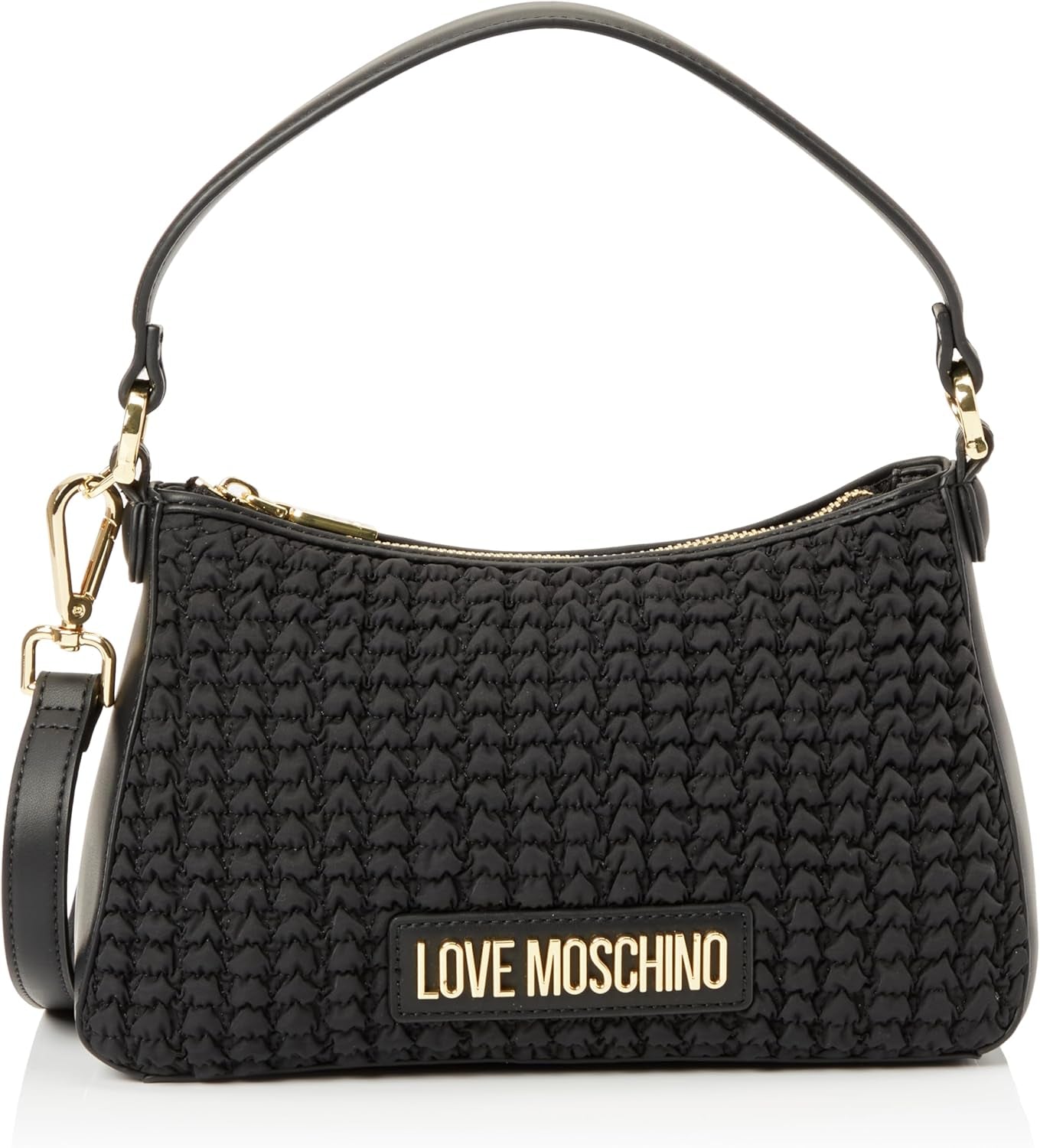 Borsa da donna Love Moschino, Borsa nera, Borse da donna nere Titolo predefinito del negozio Naty