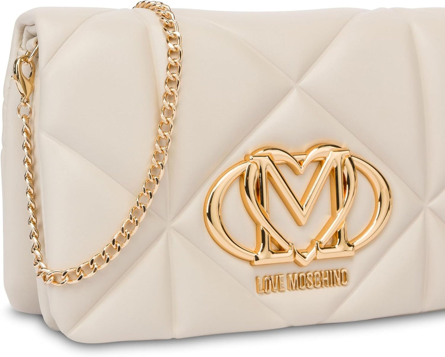 Love Moschino Borsa A Spalla Jc4043pp1mlc0110 Avorio Donna Borse Naty Shop