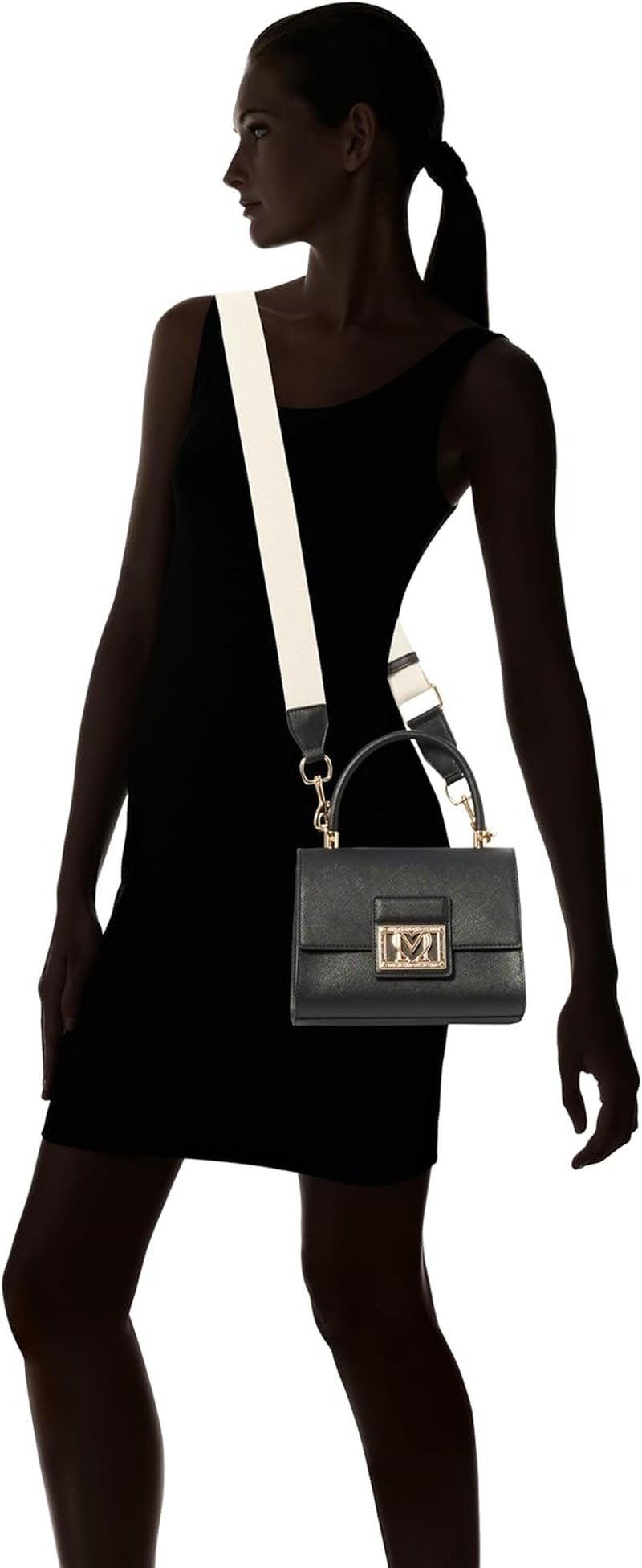 Love Moschino BORSA A Mano da donna, Nero BORSA A Mano, Nero Borse da donna Naty Shop