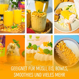 Mango liofilizzato: 100g di frutta liofilizzata da teneri pezzi di mango senza zuccheri aggiunti - mango essiccato - mango essiccato - frutta secca - frutta secca di NutriPur Prodotti disidratati Naty Shop