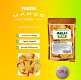 Mango liofilizzato pezzi grossi Frutta liofilizzata Senza additivi Mango puro naturale al 100% Mango liofilizzato Frutta secca Mango secco 125g di Foozia (125g) Prodotti disidratati Naty Shop