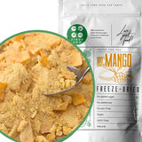 Mango liofilizzato | Senza zuccheri aggiunti Mango liofilizzato | Mango liofilizzato Frutta di mango Mango secco | Mango secco Frutta secca senza additivi | ZingyZoo Mango Secco (100g) Prodotti Disidratati Naty Shop Pezzi Tritati 300G