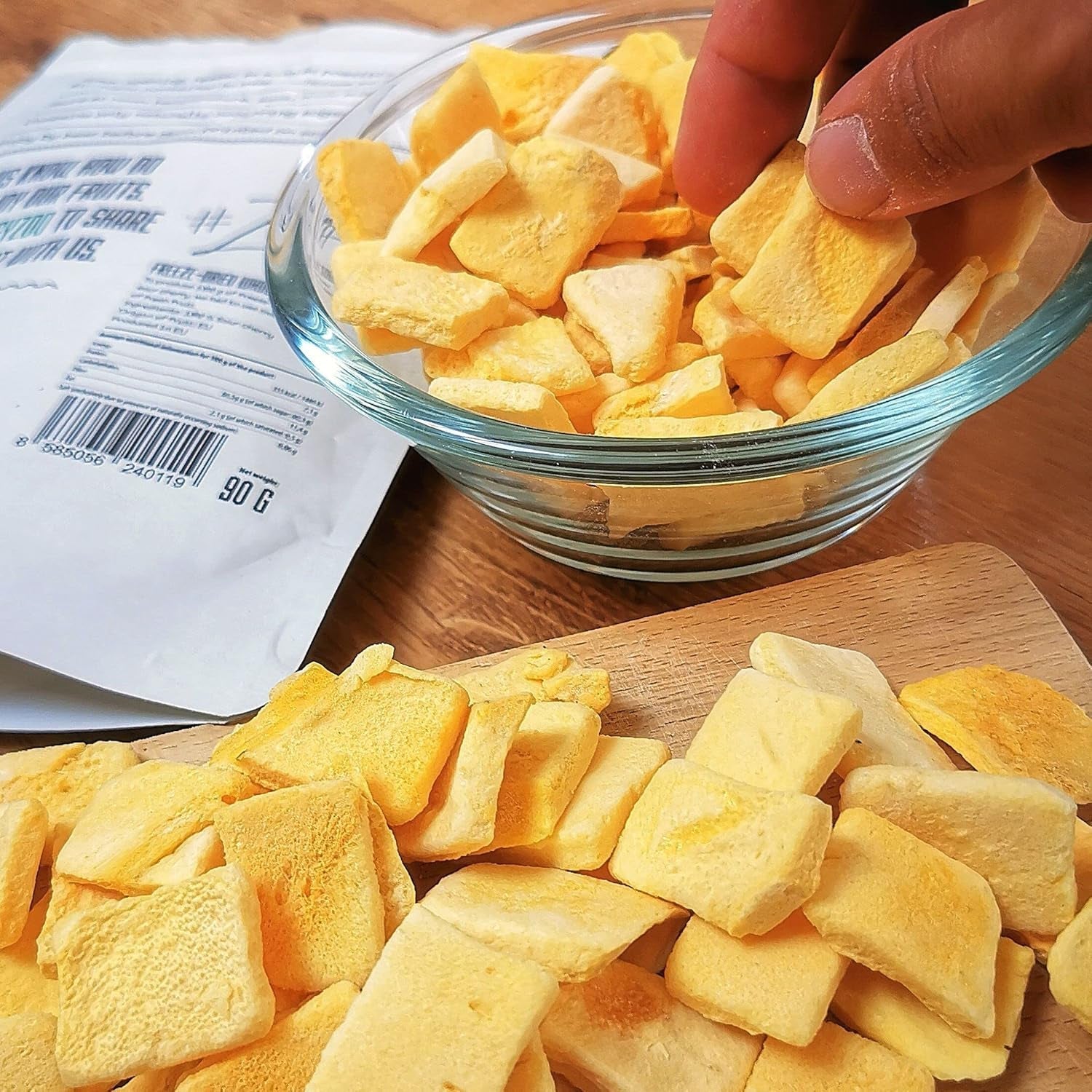 Mango liofilizzato | Senza zuccheri aggiunti Mango liofilizzato | Mango liofilizzato Frutta di mango Mango secco | Mango secco Frutta secca senza additivi | Mango essiccato ZingyZoo (100g) Prodotti disidratati Naty Shop