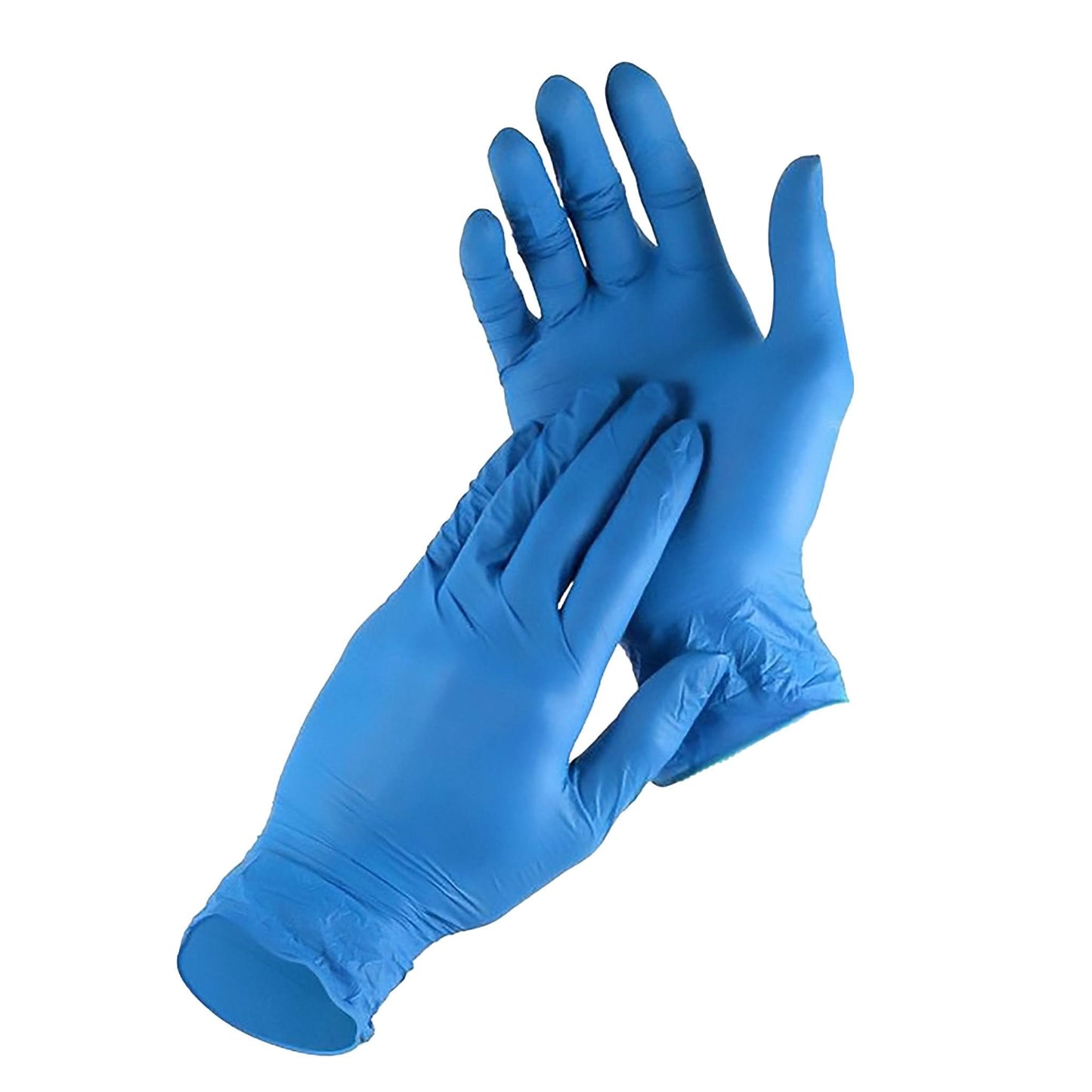 Guanti in nitrile blu senza polvere Nitrilex 100pz, taglia M Nati Shop