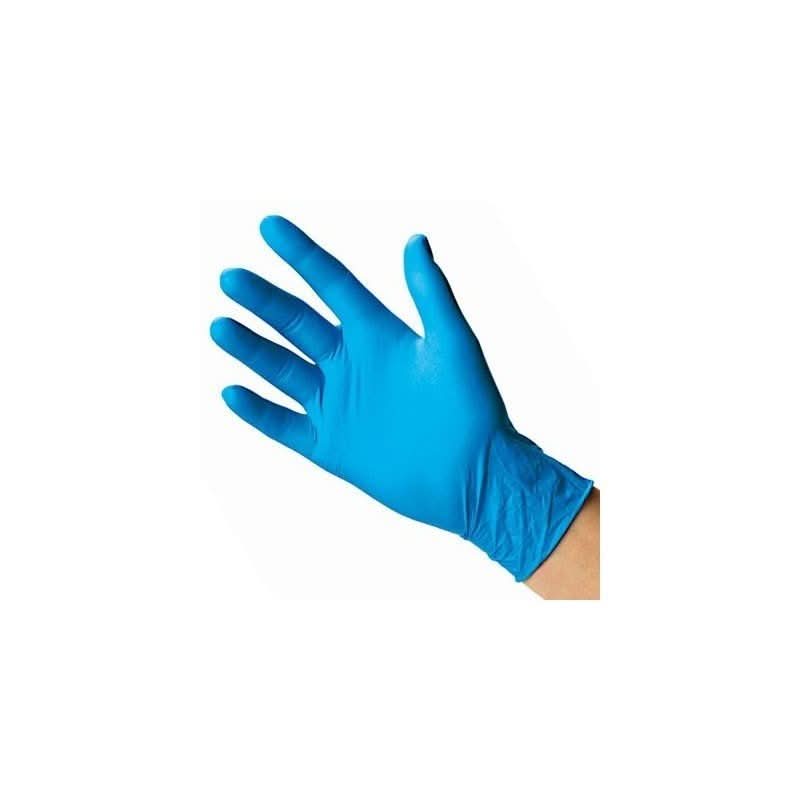 Guanti in nitrile blu senza polvere Nitrylex 100pz, taglia S Nati Shop